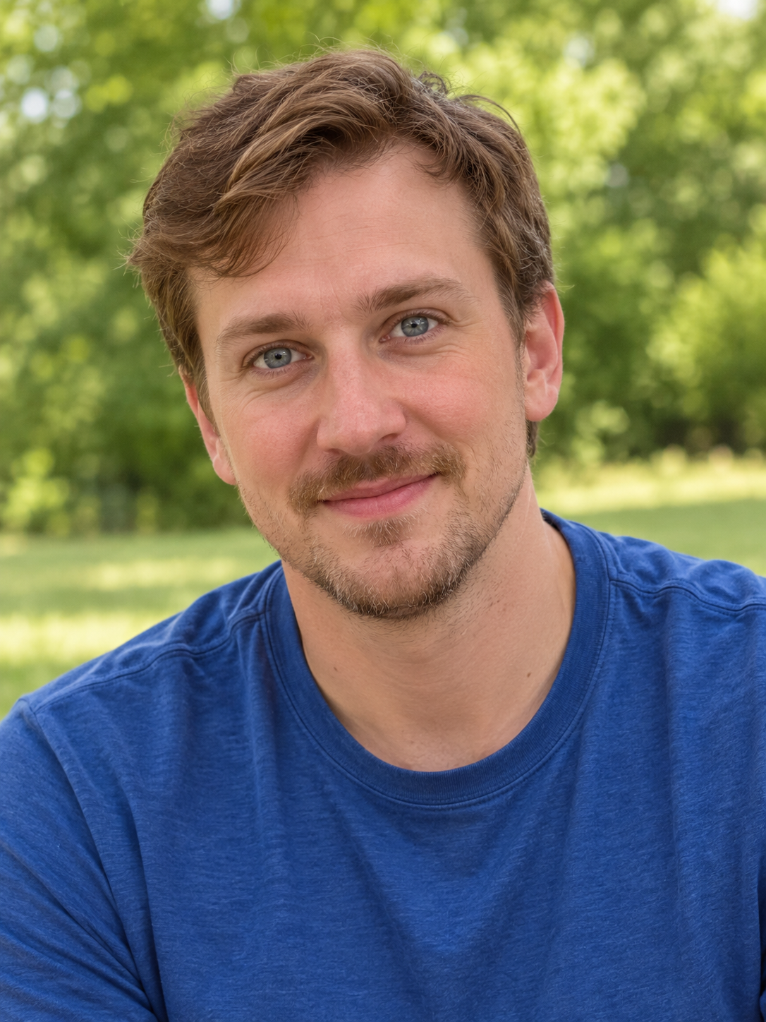 Imagined portrait of Jack Campbell outdoors